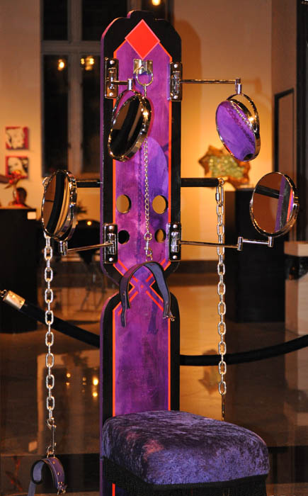 Michael St. Amand | Slave To Vanity: Purple Chair