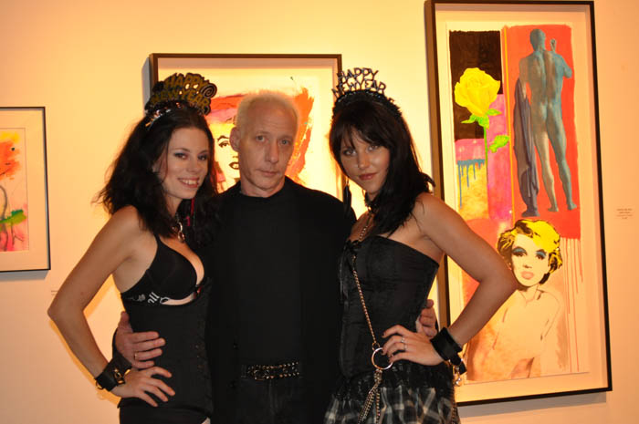 Kris Bates, Michael St. Amand , Kristina In front of the Marilyn Series